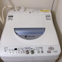 【受取者決定済み】🔥無料　SHARP洗濯機5.5L 早急