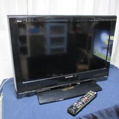 三菱　ブルーレィ再生付き２６型　テレビ　中古