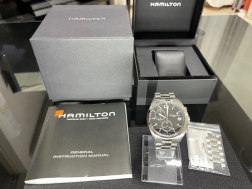 値下げ【ハミルトン】カーキ アビエーション パイロット クロノ