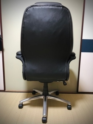 イトーキチェア 革張りチェア カテドラR YCR-BL-EL - 家具