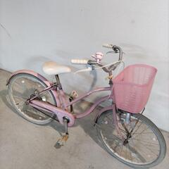 子供用自転車　　22インチ　ピンク