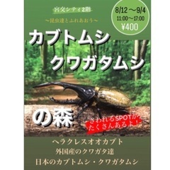 『カブトムシ・クワガタムシの森』