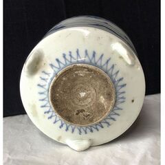 F218 古伊万里 染付 香炉 茶道具