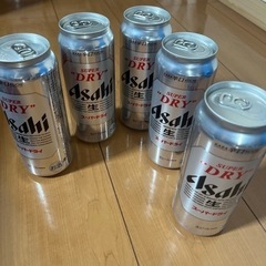 アサヒスーパードライ500ml 5缶