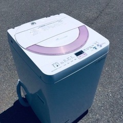 ①♦️EJ1965番SHARP全自動電気洗濯機