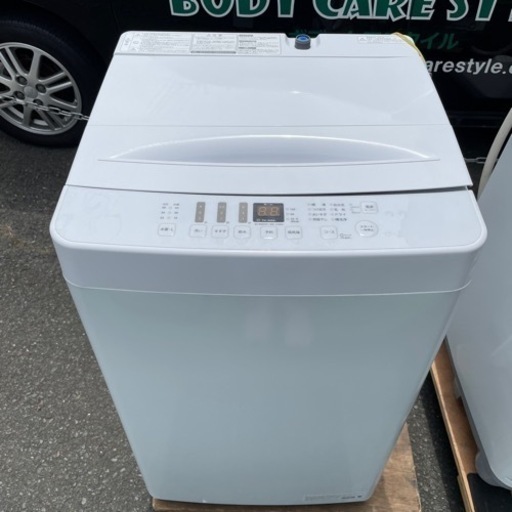 TAGlabel by amadana 全自動電気洗濯機 AT-WM5511-WH 5.5kg 2021年製 ホワイト 部屋干しコース付き