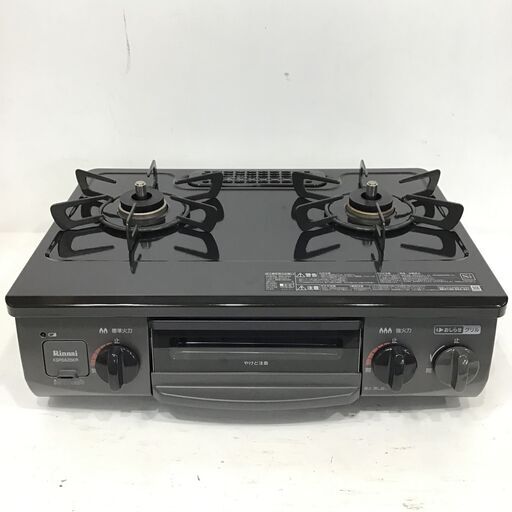 22R251 ジ5 Rinnai リンナイ LPガス KSR562BKR グリル付きテーブルコンロ 2021年5月製造 中古美品