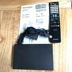 即日受渡❣️SHARP AQUOS40型 HDD付(1TB)取説付録画🆗18500円