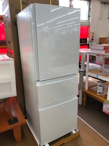 【店頭受け渡し】新品未使用品　ミツビシ3ドア冷凍冷蔵庫　MR-C33F   2021年製　330L  (19)