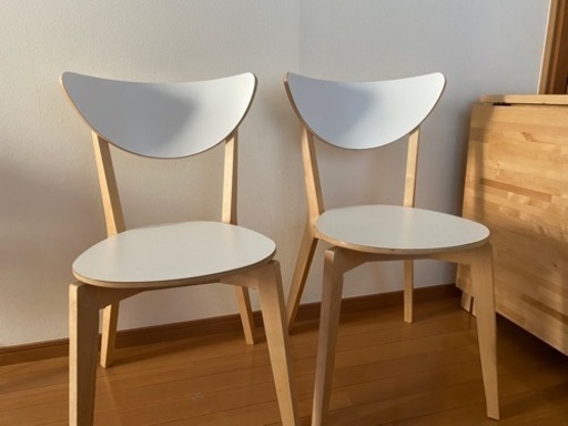 IKEA ダイニングテーブル椅子2脚セット NORDEN ・ NORDMYRA 