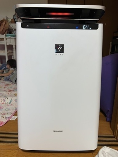 ☆SHARP☆ イオンプラズマクラスター加湿空気清浄機KI-NP100-W