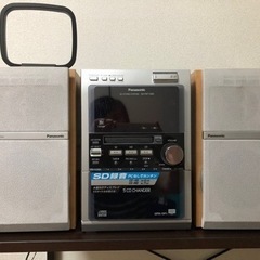 【テープ聴けません】Panasonic CD SD カセット コ...