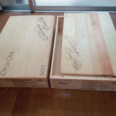 OPUS ONE木箱蓋付き　2箱 ワイン