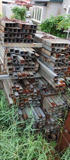 型枠　基礎　鋼管　桟木　６センチ