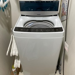 洗濯機　10月末〜11月上旬受渡予定