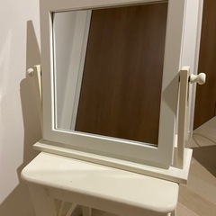 メイク用鏡、椅子