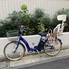 【譲り先決定】電動自転車ブルー 譲り先決定】電動自転車ブルー