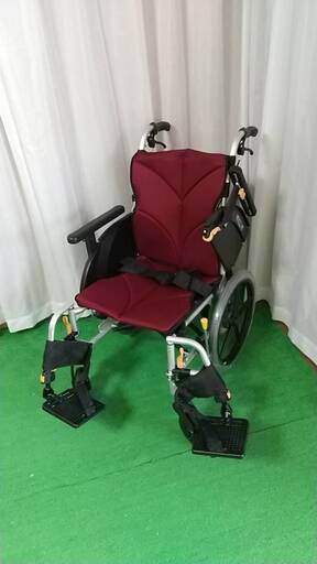 松永製作所　介助式多機能型車椅子 ネクストコアNEXT-61B（シート他社品）