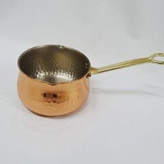 【恵庭】銅 銅鍋 ミルクパン プチパン 片手鍋 直径約11cm ...