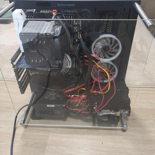自作PC 6CPUs x Intel(R) Core(TM) i7-6850K CPU @ 3.60GHz メモリ128 GB