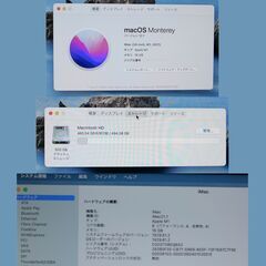 値下げapplecare付超美品！Apple iMac M1 2021 24インチ A2438CTO 16GB 
