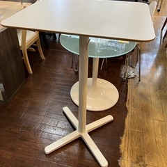 IKEA イケア 丸テーブル BILLSTAビルスタ ホワイト ハイテーブル