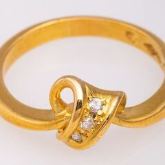 和光 K18 ダイヤモンド リング 品番w21-251 和光 K18 ダイヤモンド リング 品番w21-251