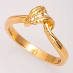 和光 K18 ダイヤモンド リング 品番w21-251