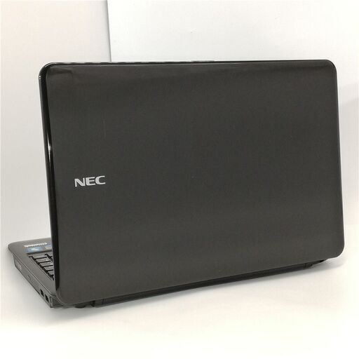 保証付 即使用可 Wi-Fi有 15.6型 ノートパソコン NEC PC-LS550DS6B ブラック 中古良品 Core i3 4GB DVDRW 無線LAN Windows10 Office