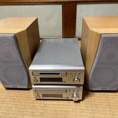 DENON　ミニコンポ（MD&CD）