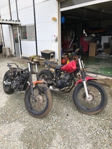 【決まりました】TW200 2台 部品取り 書類無し