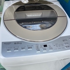 2017年製　SHARP ES-GV9B-N　縦型洗濯機全自動　9kg
