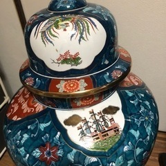 金龍窯　博山作　飾壺　オブジェ