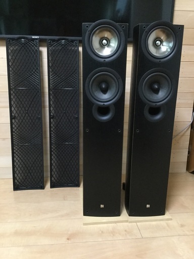 KEF iQ5 ペア　トールボーイ スピーカー　我が家の現役