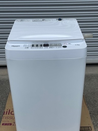 ハイセンス Hisense HW-E5504 全自動洗濯機 洗濯5.5kg 2021年製 家電