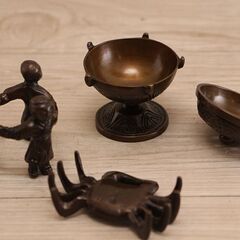 七種蓋置 茶道具　錺師 和雲造 (R2183wY)