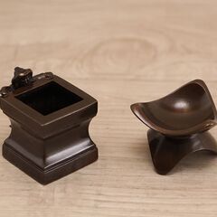 七種蓋置 茶道具　錺師 和雲造 (R2183wY)