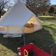 ワンポールテント直径5m!