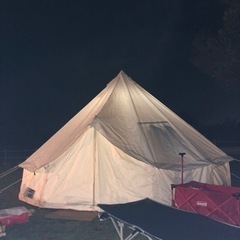 ワンポールテント直径5m!