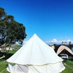 ワンポールテント直径5m!