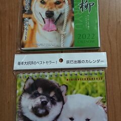 新品 犬 カレンダー 2冊
