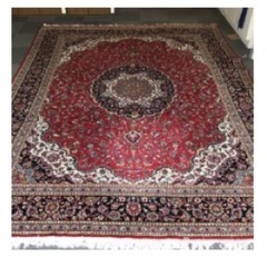 イラン産ペルシャ絨毯374×293大判