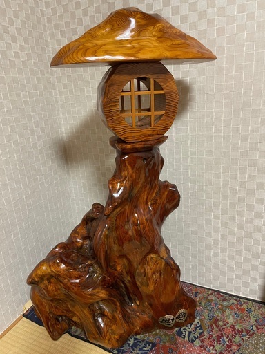 屋久杉　大型　灯籠