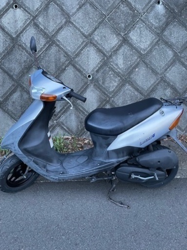 神奈川 原付 レッツ2 実働 サイドスタンド付き 中古バイク車体