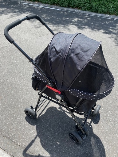 【美品】ペットカート　芝犬OK　わんわんカート　折りたたみ可　老犬散歩にもGood