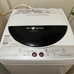 SHARP 1人暮らし 洗濯機 無料 豊島区