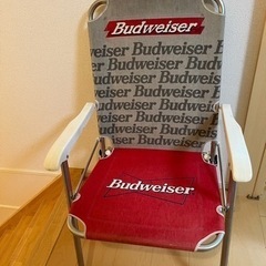 折りたたみ椅子／ロゴ：Budweiser