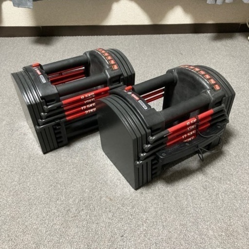 可変式ダンベル 22kg×2個