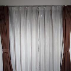 一級遮光＆防炎フルダルドレープカーテン【幅103cm×丈1…