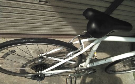 クロスバイク ARRANGERBIKE S1 6段変速 ホワイト 配送無料 クロス